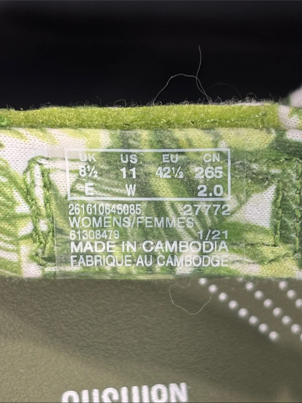 Cloudsteppers by Clarks Arla Nicole‎ Green Jersey Thong Sandals - 11W